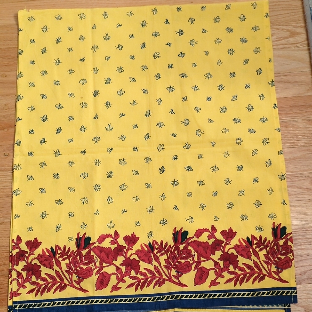 Yellow Floral Dining Table runner